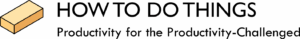 How To Do Things Logo